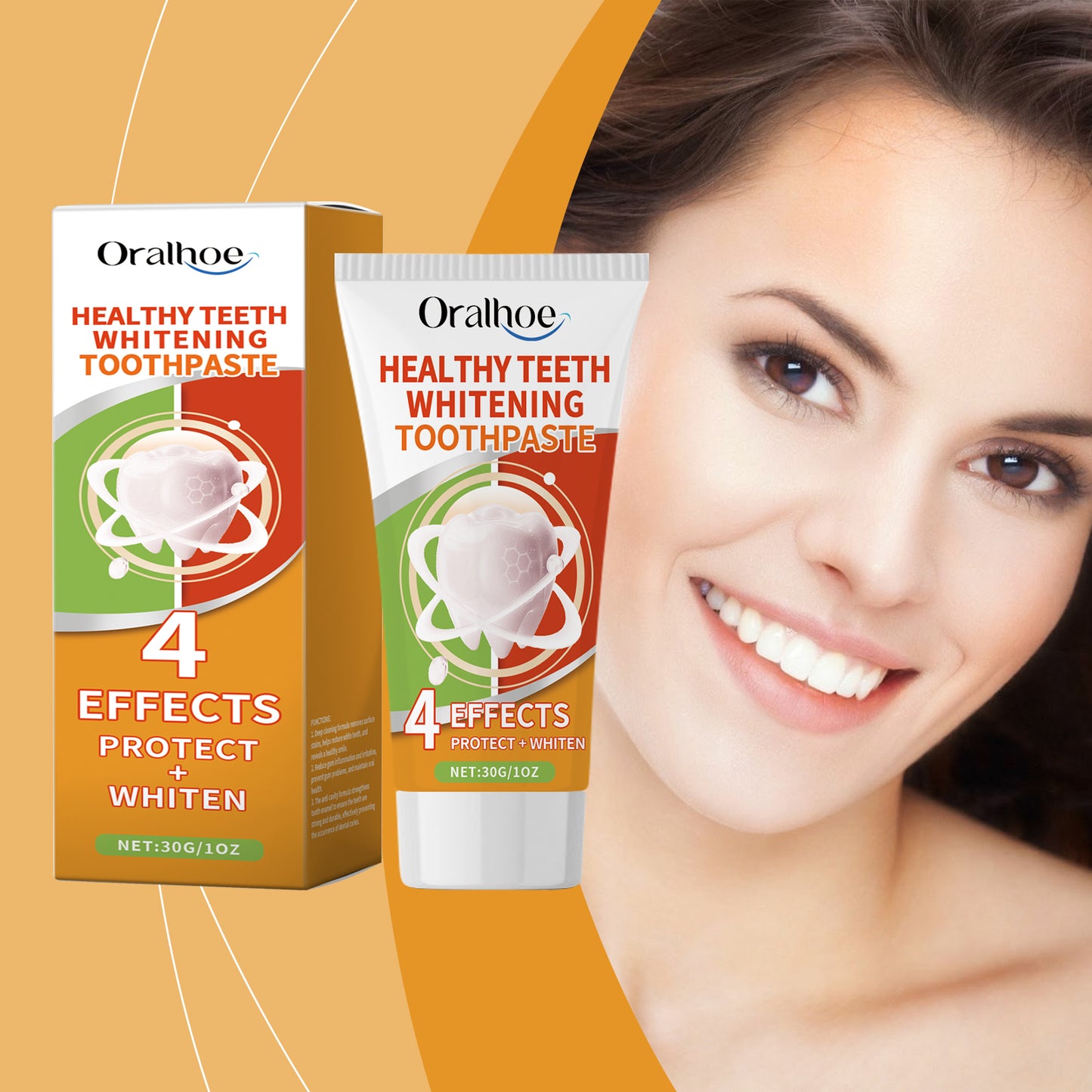 Whitening and Anti-Moth Toothpaste 30g - Oral Care for Bright Teeth