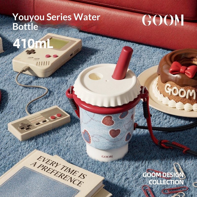 Women’s Thermal Water Bottle with Straw - 410ml to 680ml Insulated Drinkware