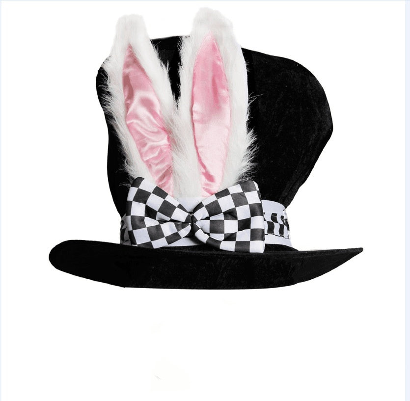 Halloween Rabbit Ears Party Hat - Tall Cosplay Dance Costume Accessory