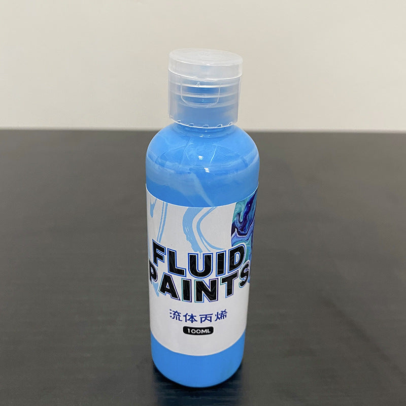 Children's DIY Fluid Acrylic Paint Set for Arts and Crafts - Multiple Colors