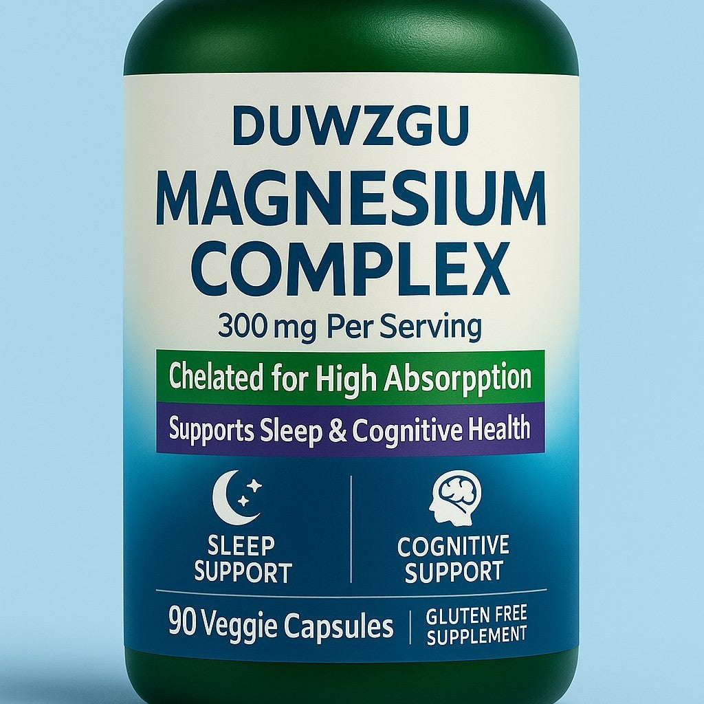 Magnesium Glycinate & Malate with L-Theanine Supplement Capsules