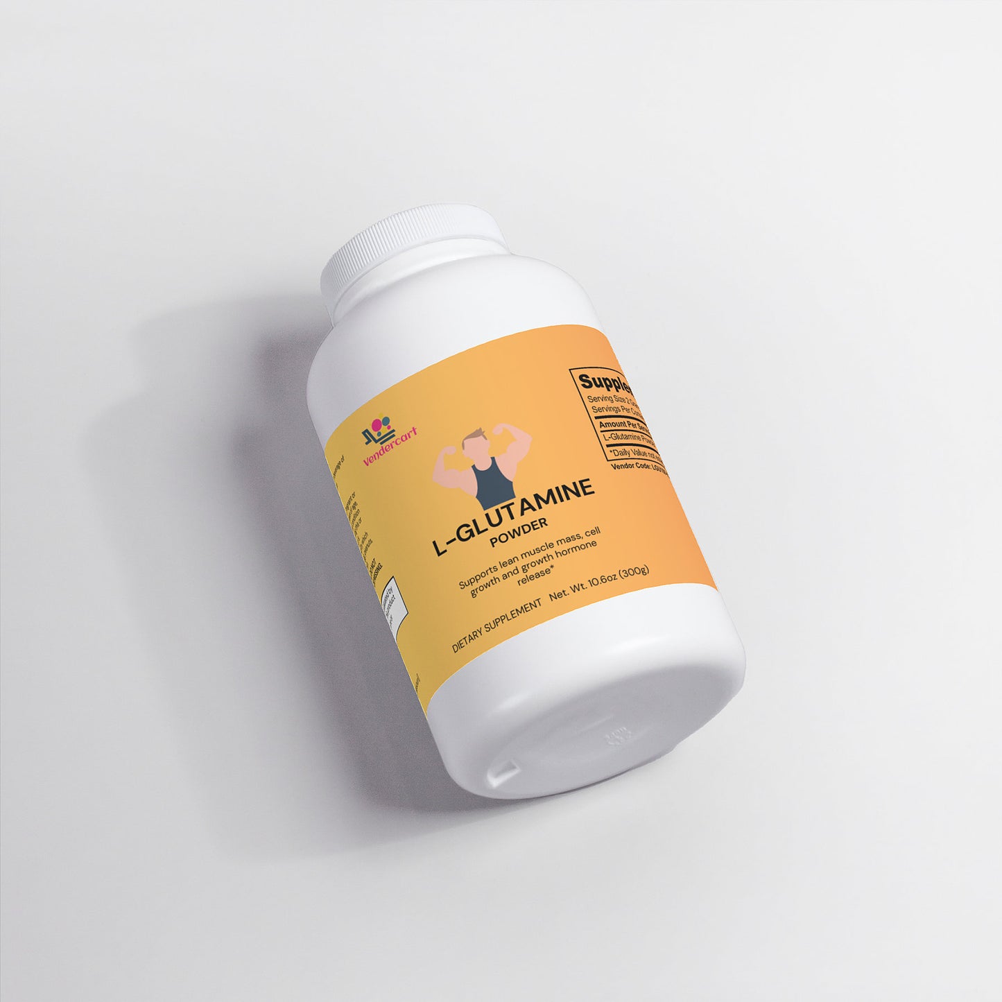 Pure L-Glutamine Powder - Muscle Recovery & Gut Health Support Supplement