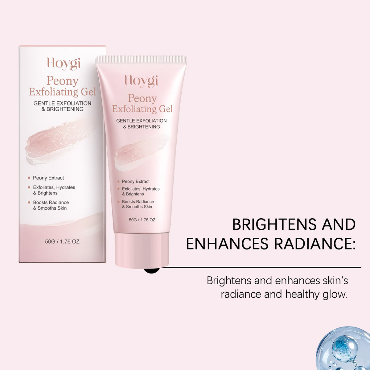 Brightening Exfoliating Gel for Face Skin Care - 50g