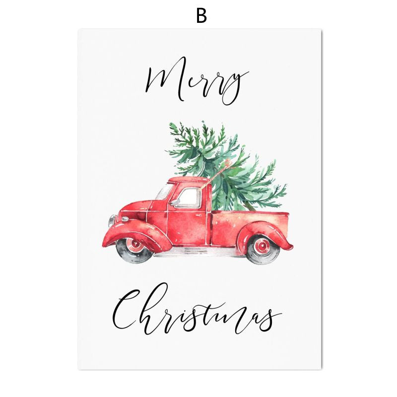 Christmas Holiday Decoration Canvas Poster - Multiple Sizes & Styles