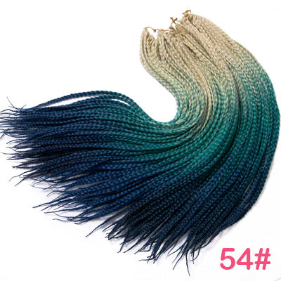 Women's Synthetic Fiber Braided Wig - Multiple Color Options, 24 Inch