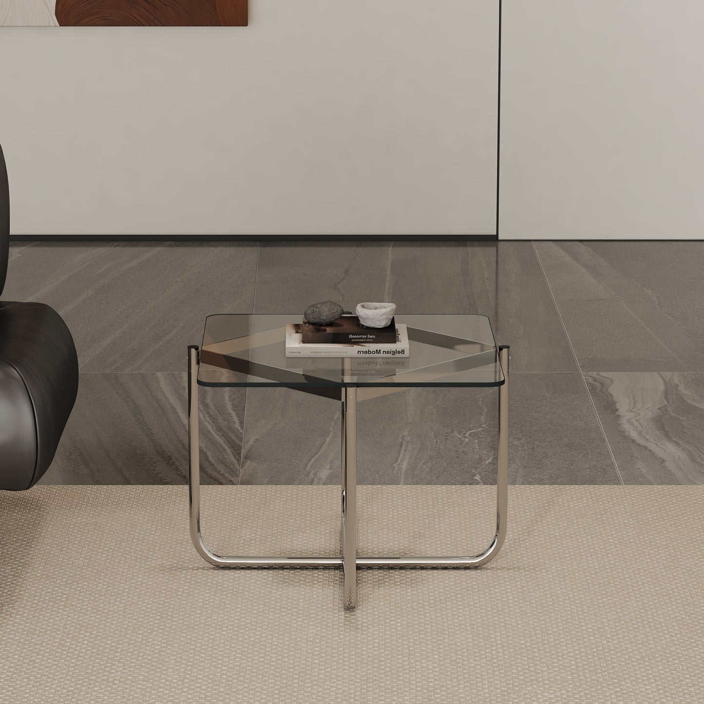 ONLY Separate Glass Table.20-inch Square Heat-Resistant Clear