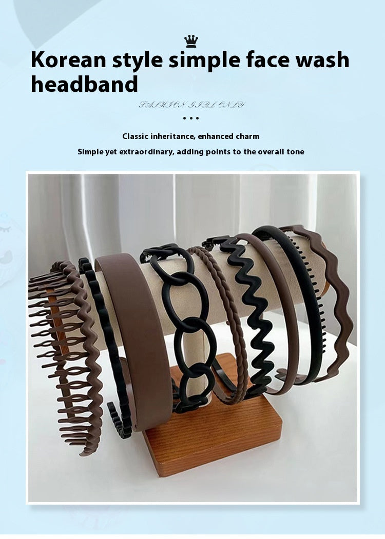 Women’s Non-Slip Tooth Headband Hair Accessory - Multiple Colors Set