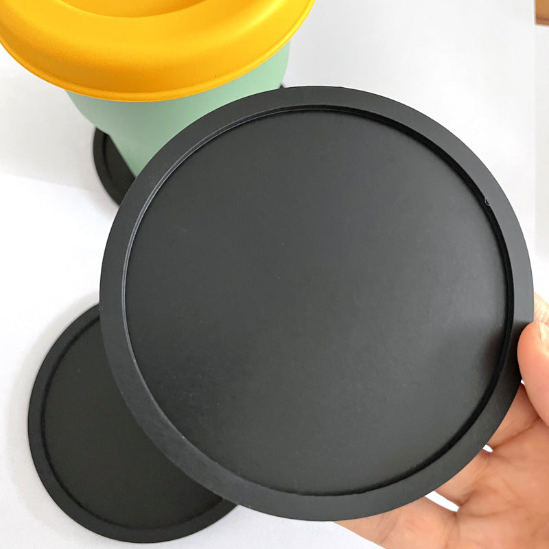 Silicone Cup Mat Anti-Overflow Non-Slip Heat Insulation Coffee Coaster Set