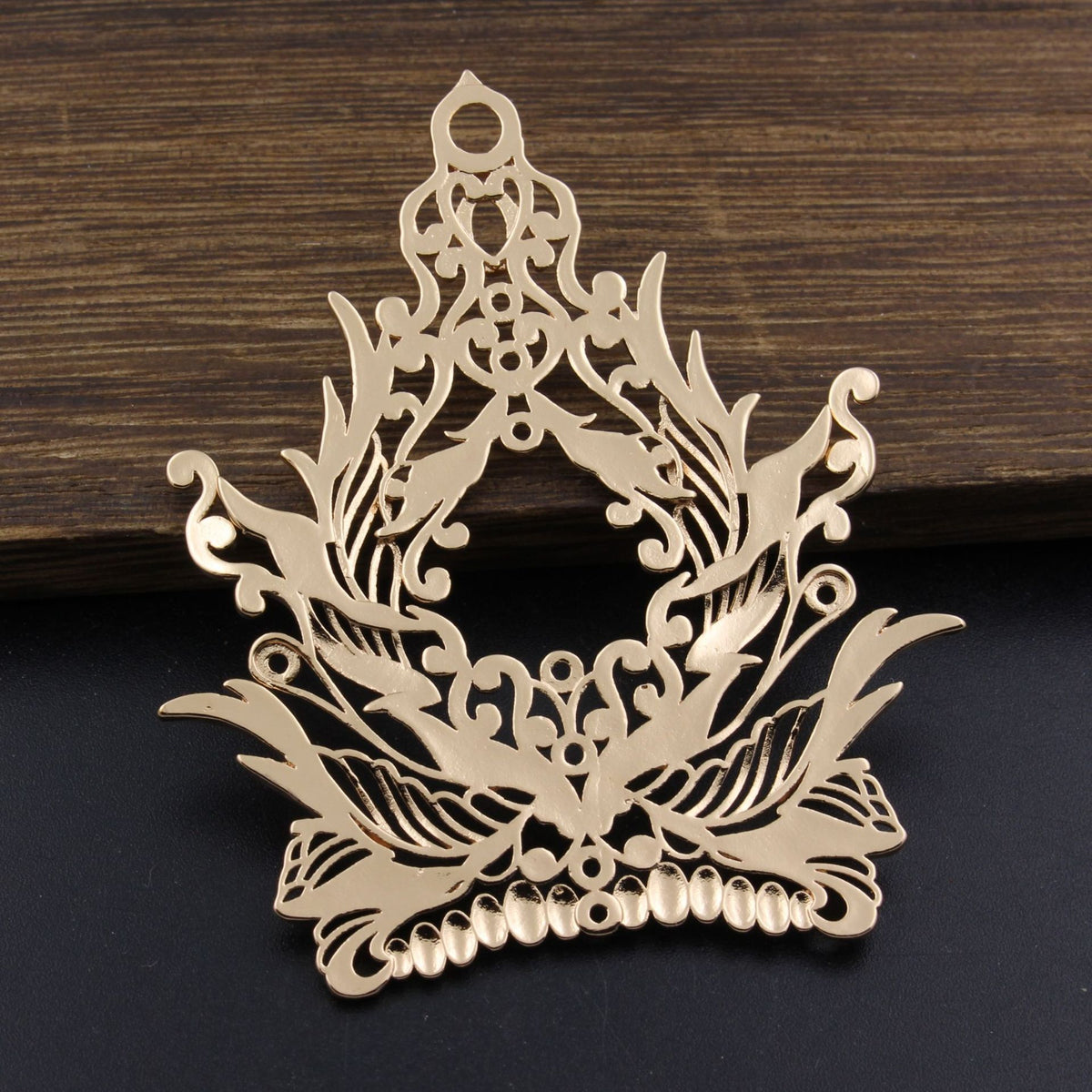 DIY Copper Hairpin Pendant Accessory