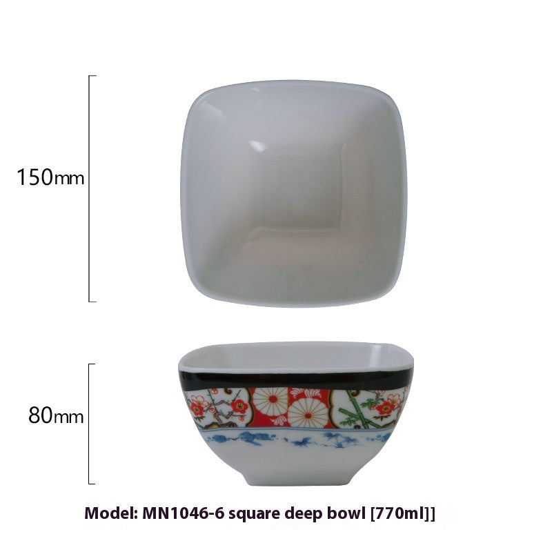 Japanese Cow-Shaped Porcelain Bowl Set for Kitchen & Dining