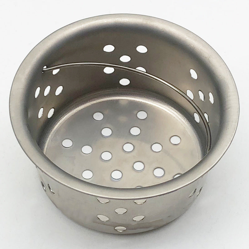 Stainless Steel Kitchen Sink Plug with Drain Basket and Filter