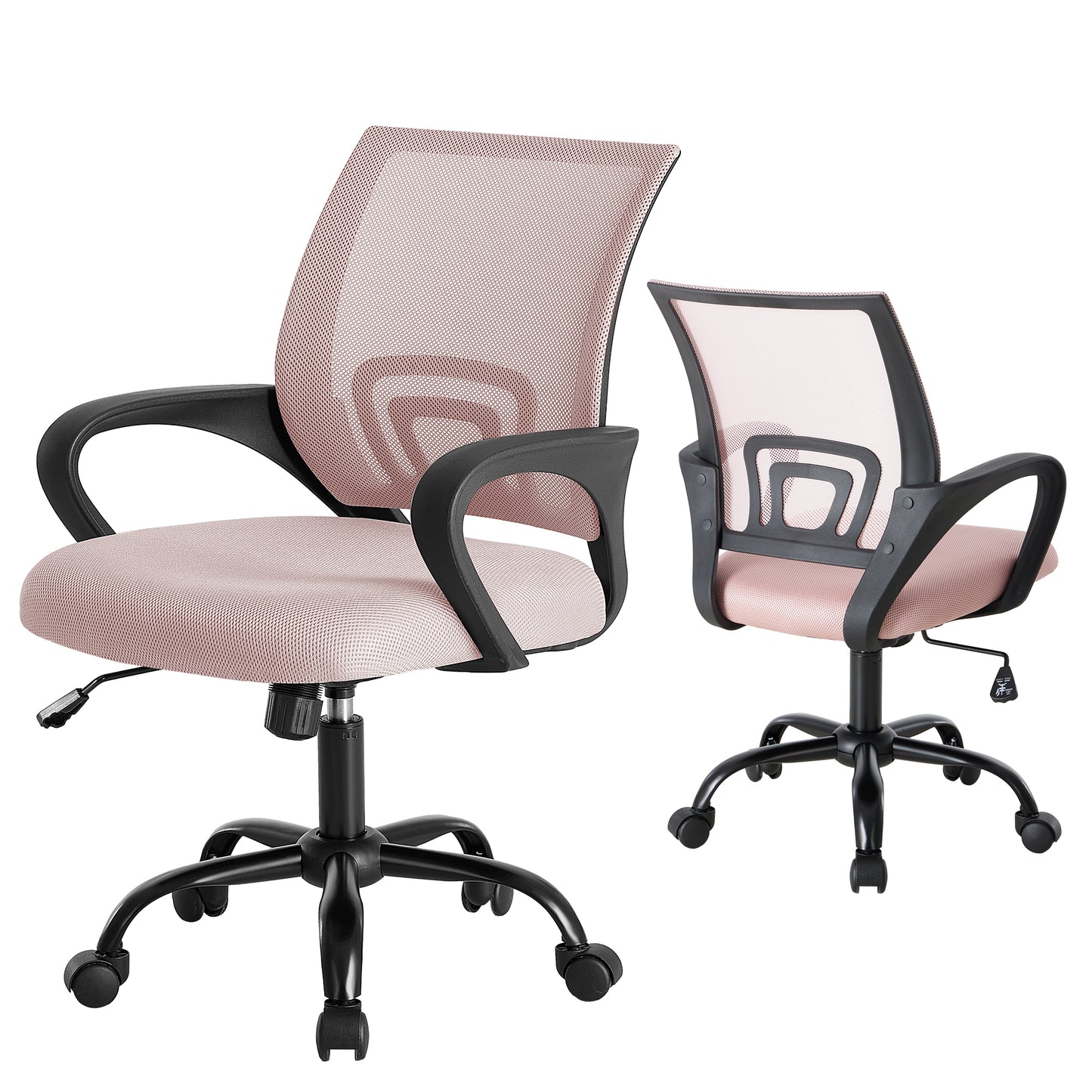 Ergonomic Office Desk Chair with Waist Support & Swivel Function