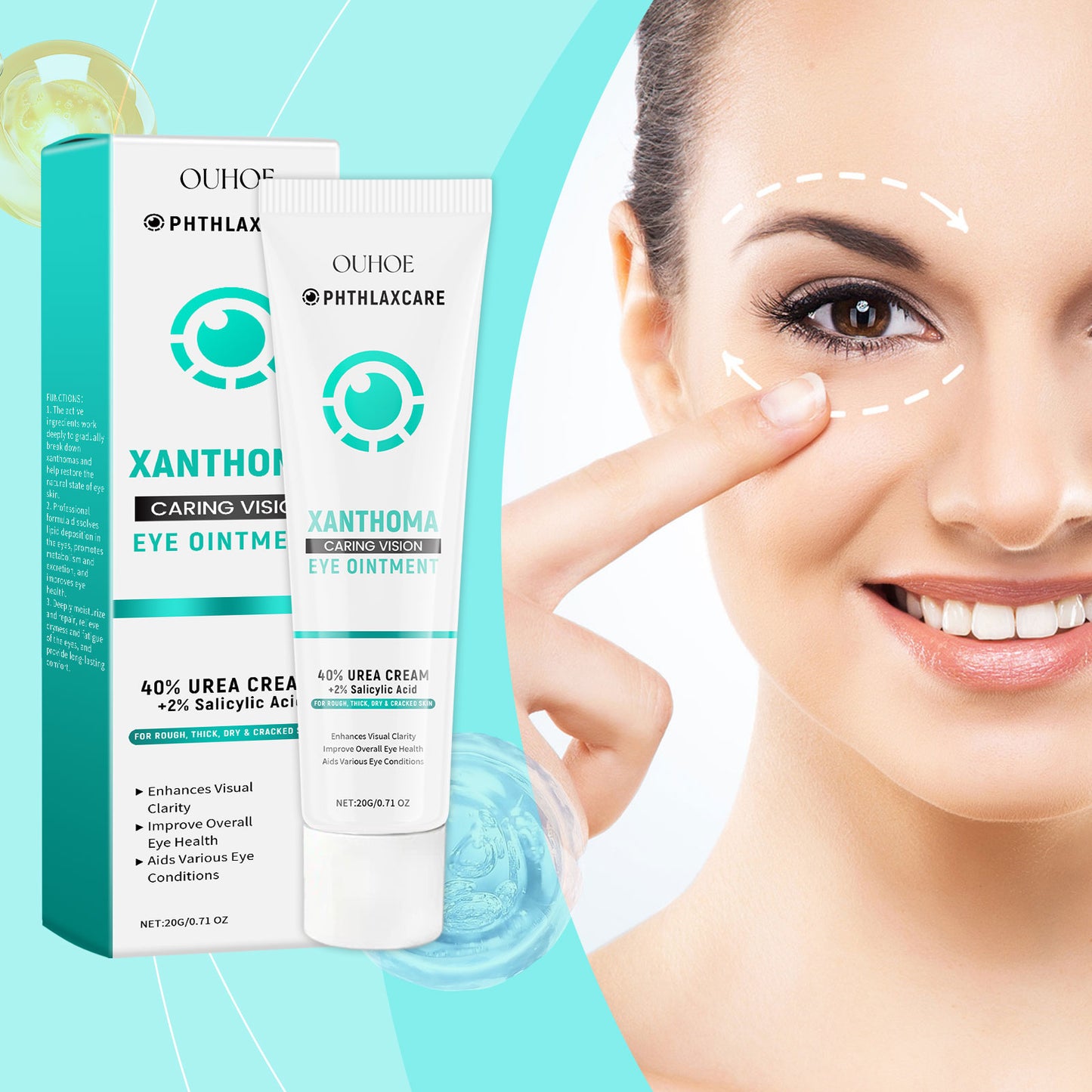 Soothing Eye Cream with Chamomile Extract - Moisturizing & Repairing Formula