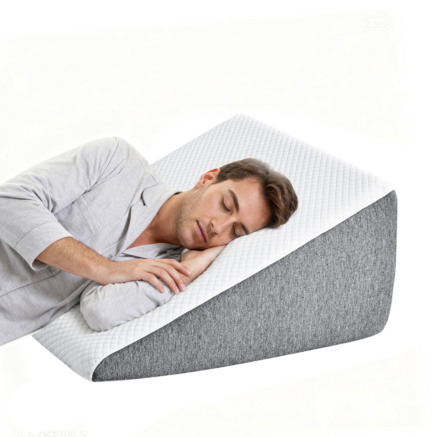 Memory Foam Wedge Pillow - Versatile Support for Comfort