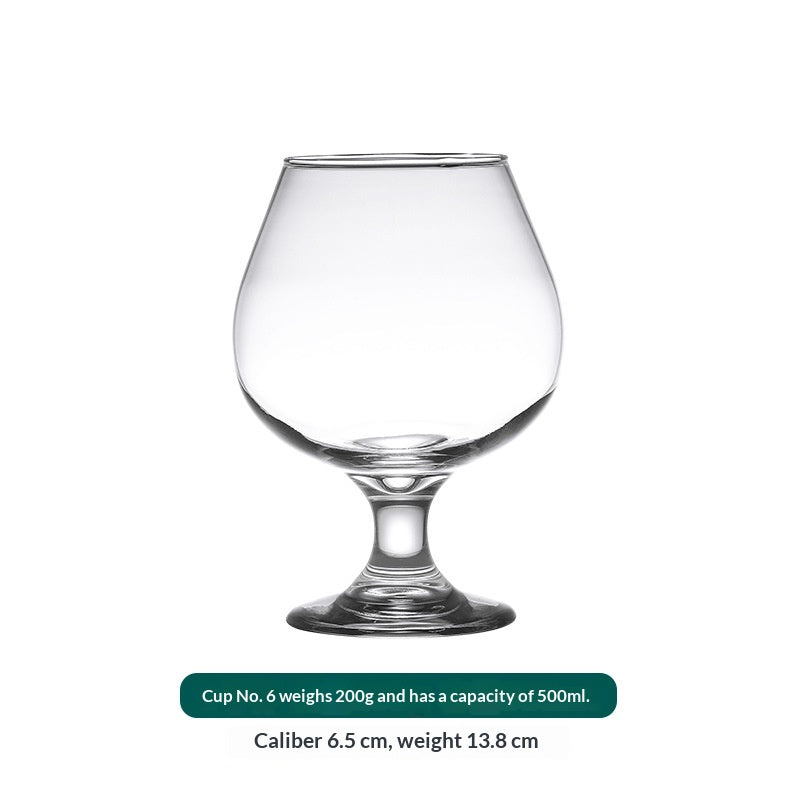 Short-Stemmed Wine Glass Set - Multiple Sizes & Quantities for Red & Brandy