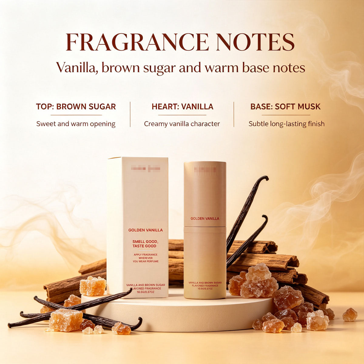 Golden Vanilla Reed Diffuser - 50g