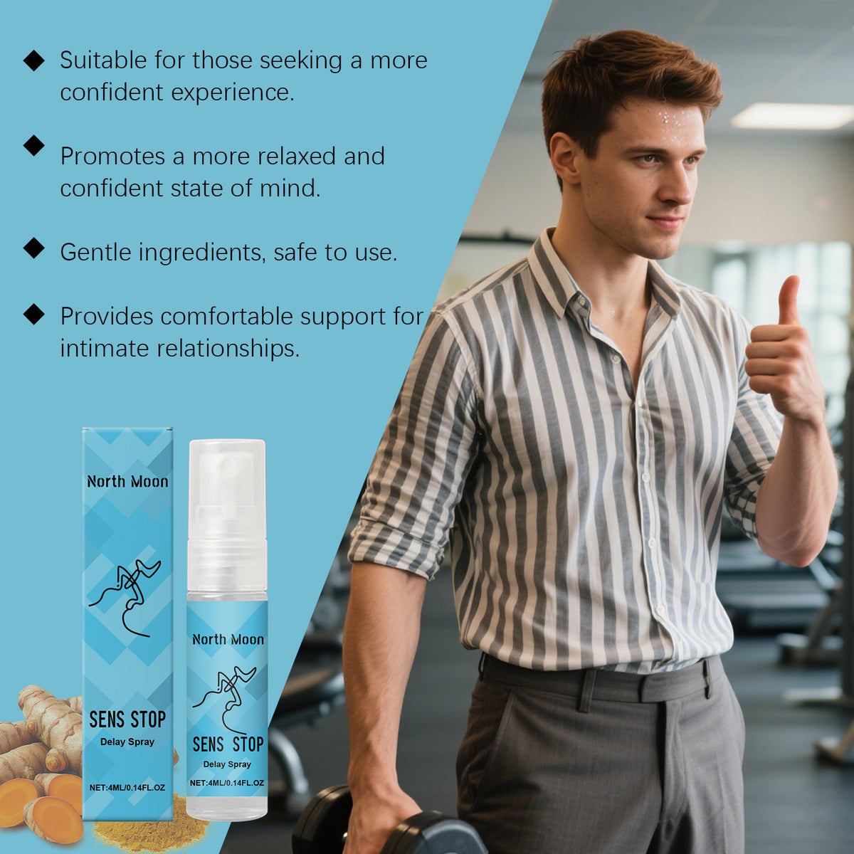 Men's Body Care Spray - 4ml