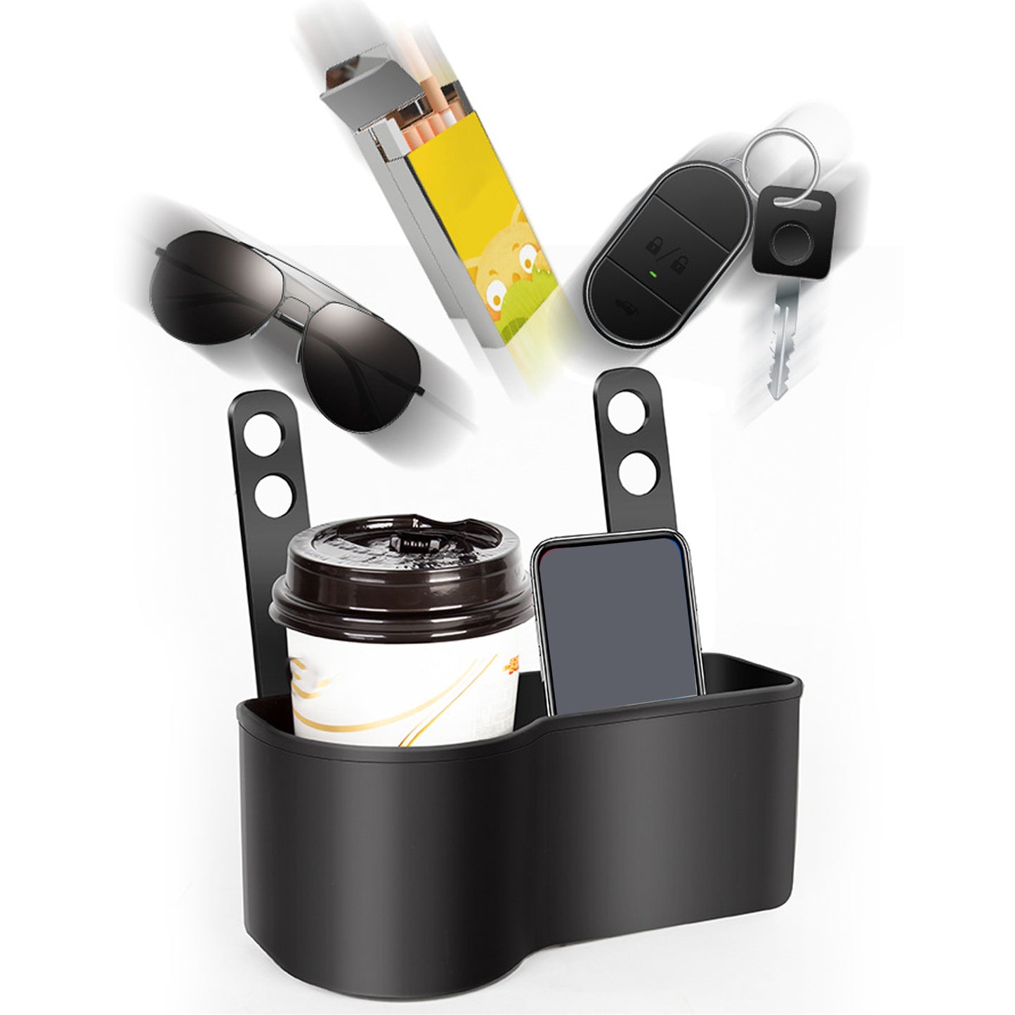 Car Backseat Drink Holder Multifunctional Food Tray Headrest Hanging