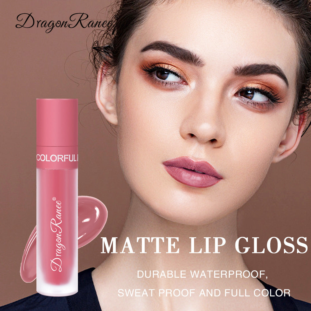 3-Piece Matte Lip Gloss Set - Long-Lasting, Non-Sticky Lip Makeup