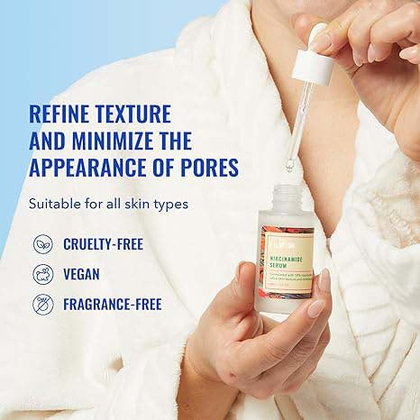 Anti-Wrinkle Facial Serum with Nicotinamide - 30ml Hydrating Skin Care