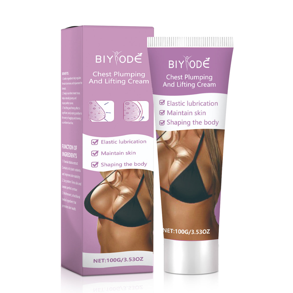 Moisturizing Exfoliating Firming Chest Massage Cream - 100g