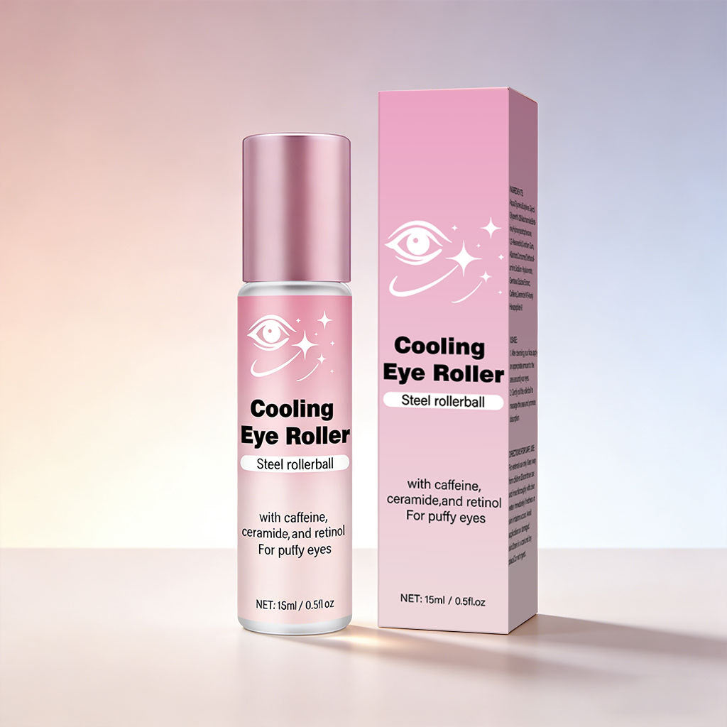 Cooling Eye Massage Roller - Facial Relaxation Tool for Eye Care