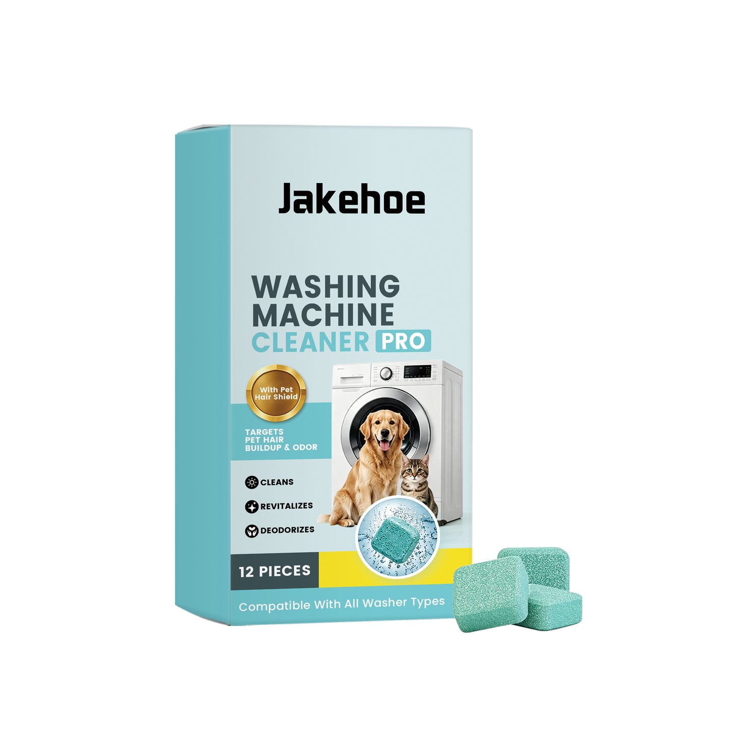 Laundry Stain Remover Tablets for Washing Machines – 12 Pieces