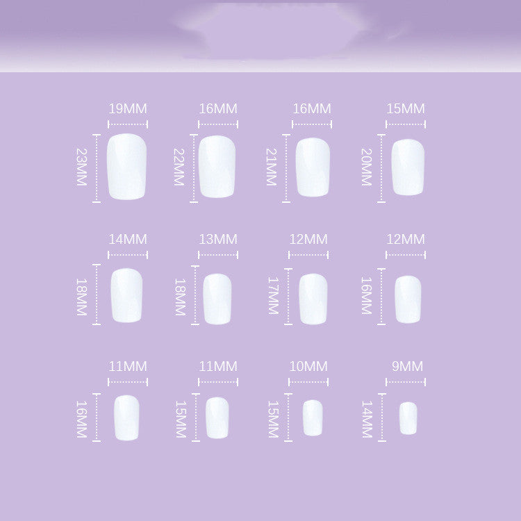 Waterproof Nail Art Stickers with Gold Thread - 24 Pieces