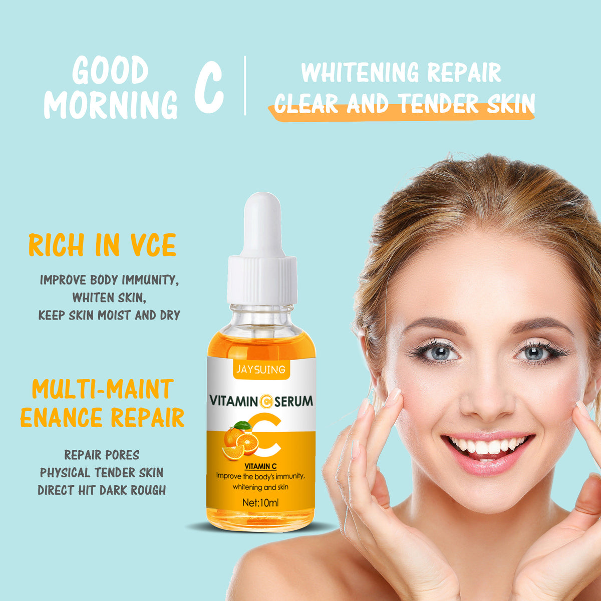 Brightening Wrinkle Fading Facial Essence - Anti-Aging Skin Care, 20ml