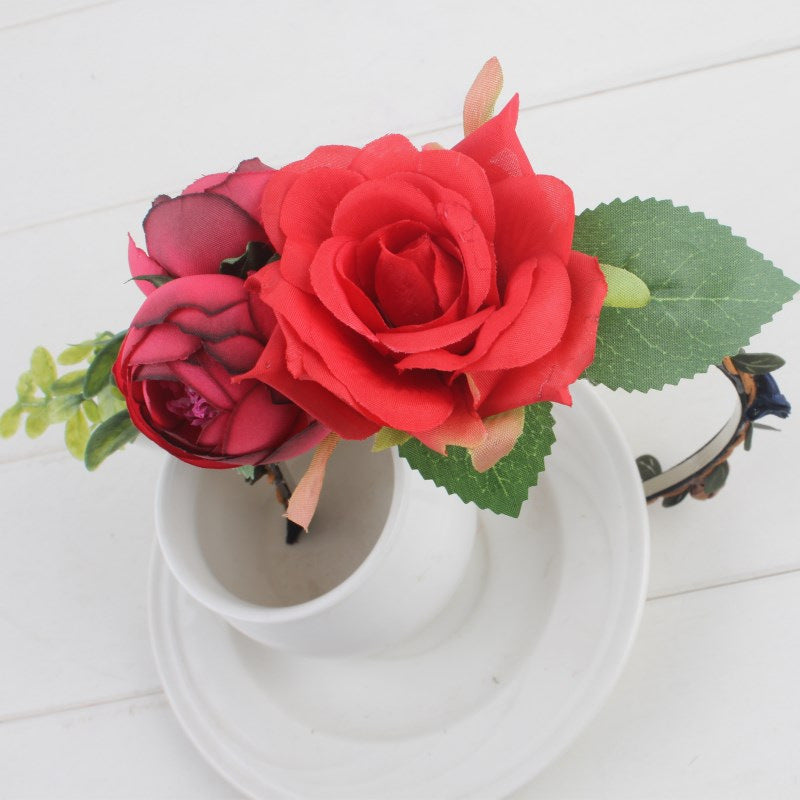 Flower Simulation Bridal Headband