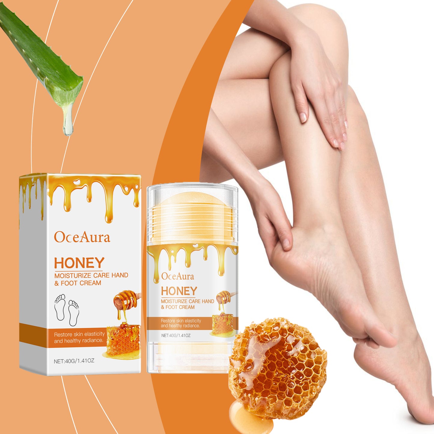 Honey Foot Moisturizing Repair Cream - Cracked Heel & Dry Skin Treatment