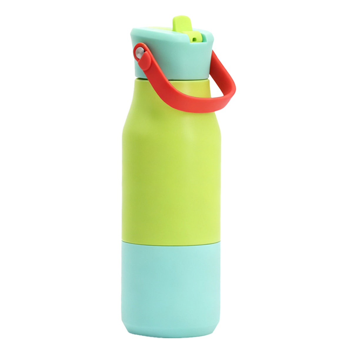 Insulated Stainless Steel Bottle with Detachable Handle - 650ml, Multiple Colors