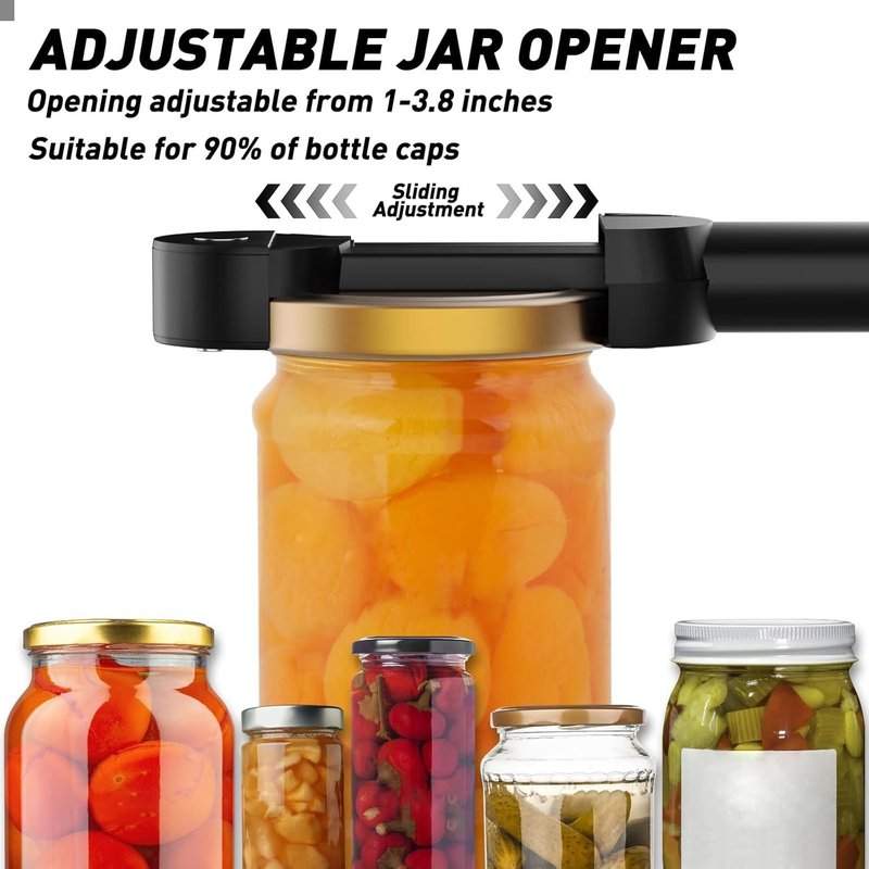 Magnetic Expandable Bottle Opener 3-in-1 Multi-Tool for Kitchen & Bar