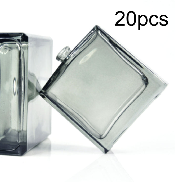 Portable Black Glass Perfume Storage Bottle Set - Upmarket Travel-Friendly Design