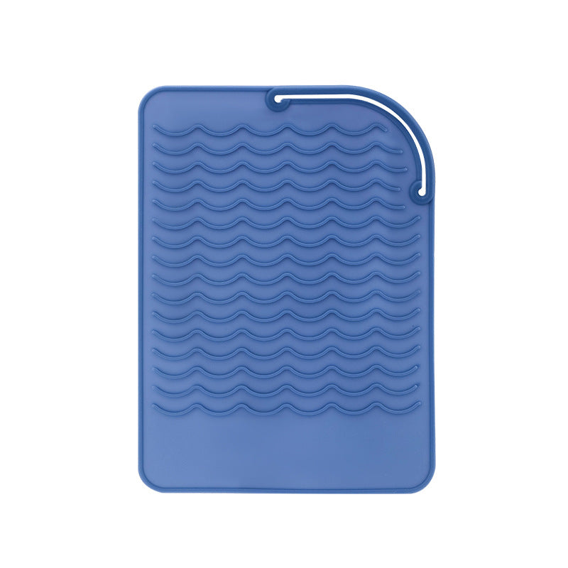 Portable Hair Curler & Straightener Silicone Heat Proof Mat for Styling