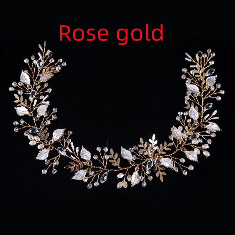 Wedding Headdress Hair Band - Glass Accessory