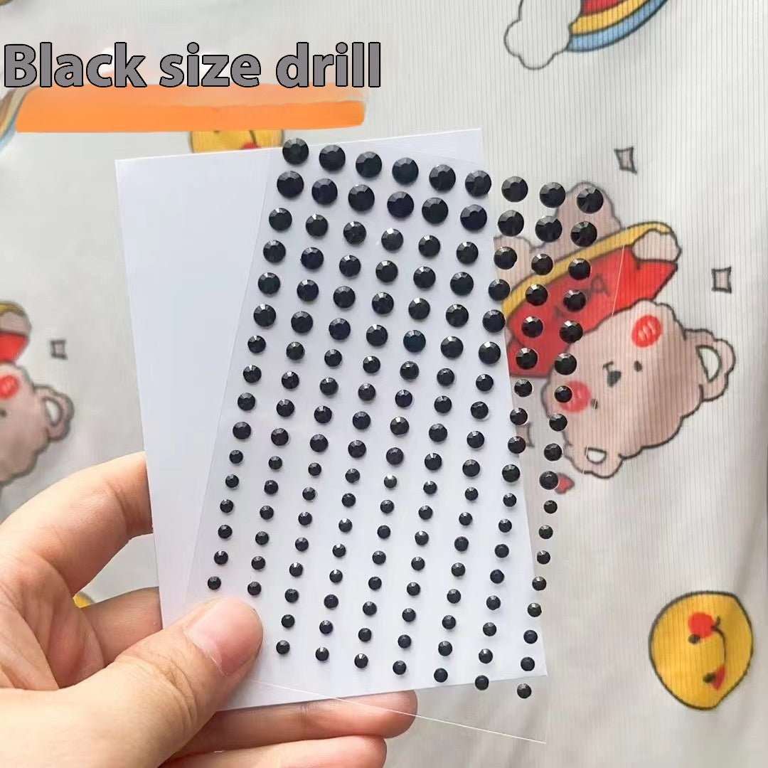 Pearl and Crystal Nail Art Stickers Set for DIY Manicure and Decor