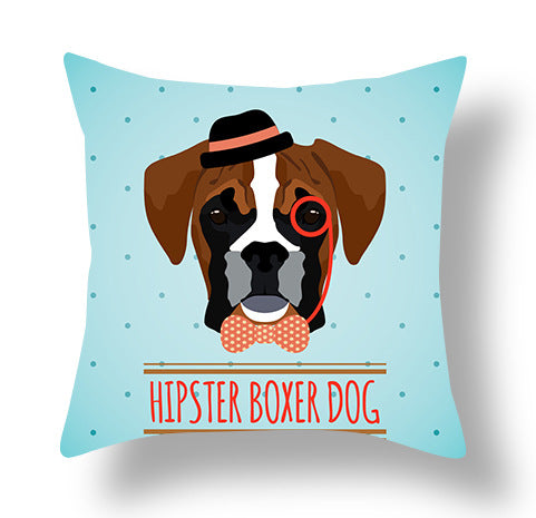 Animal Cartoon Plush Cushion Cover - 45x45cm Home Decor Pillowcase