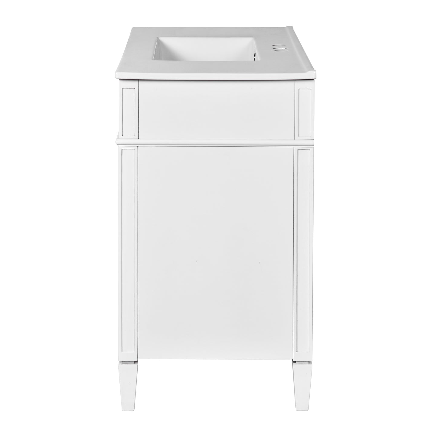 36'' Modern Bathroom Vanity with Ceramic Sink and Storage Cabinet