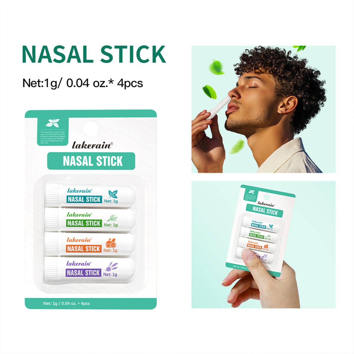 Mint Flavor Nose Spray Sticks