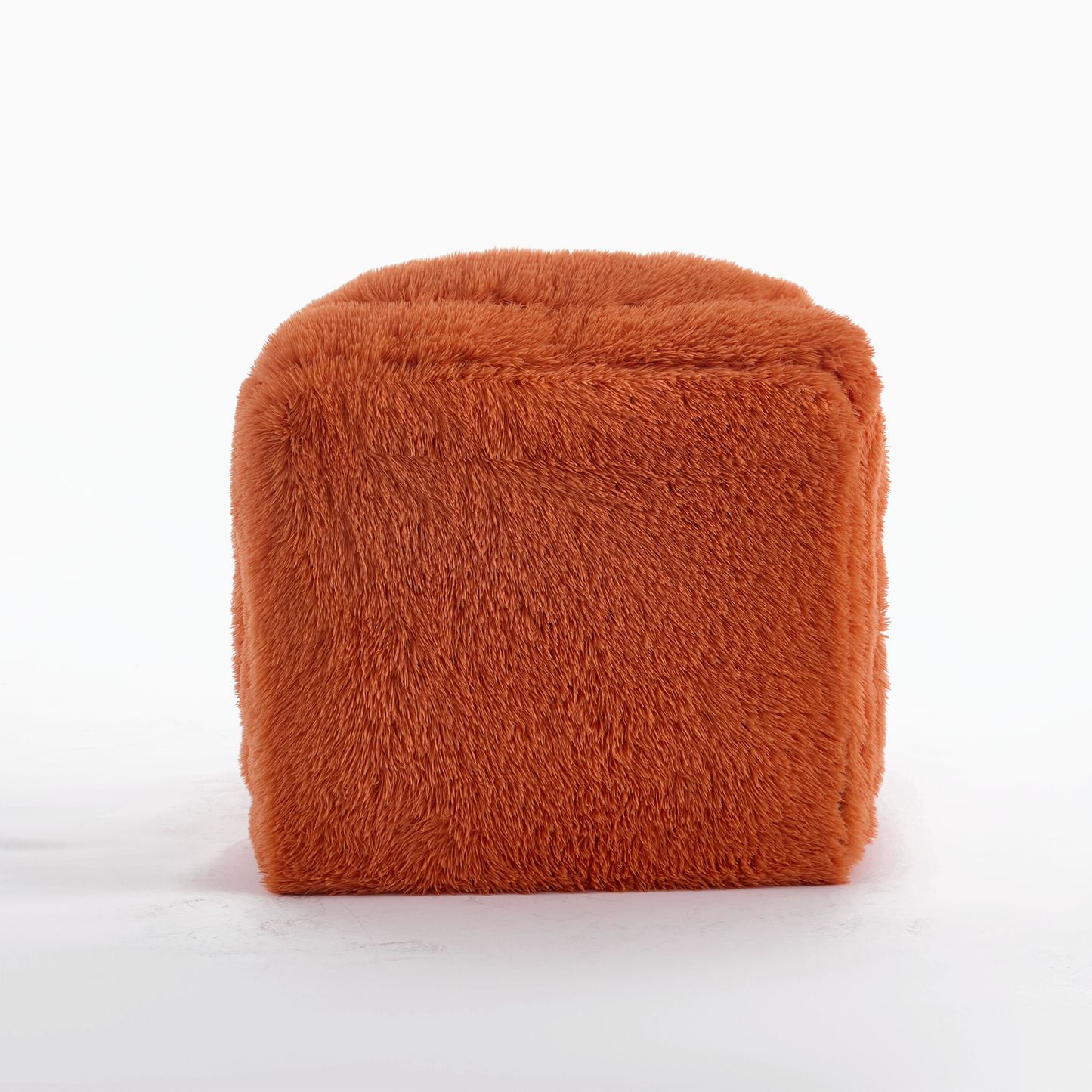 Adjustable Human Dog Bed & Lazy Sofa - Orange Plush Fabric