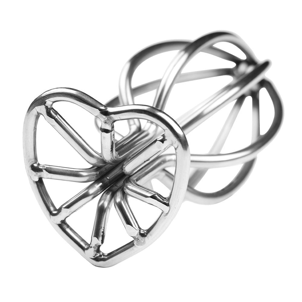 Metal Hollow Flared Anal Dilator Set with Round Base - Stainless Steel, Multiple Sizes