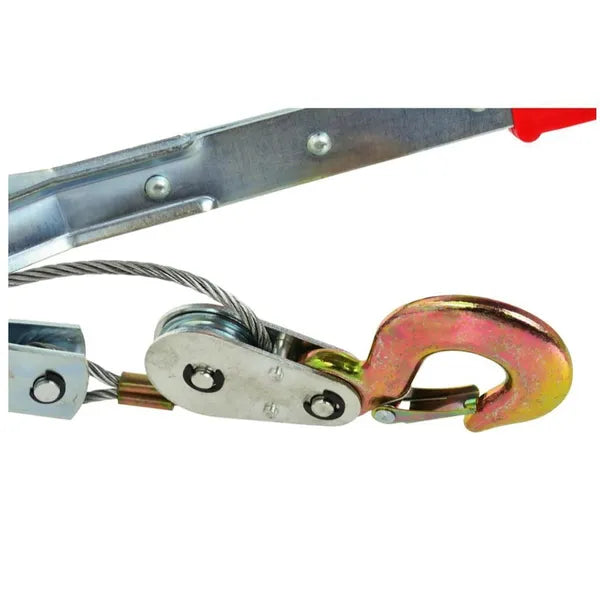 4T Hand Cable Hoist with Double Ratchet Safety for Lifting & Marine Use