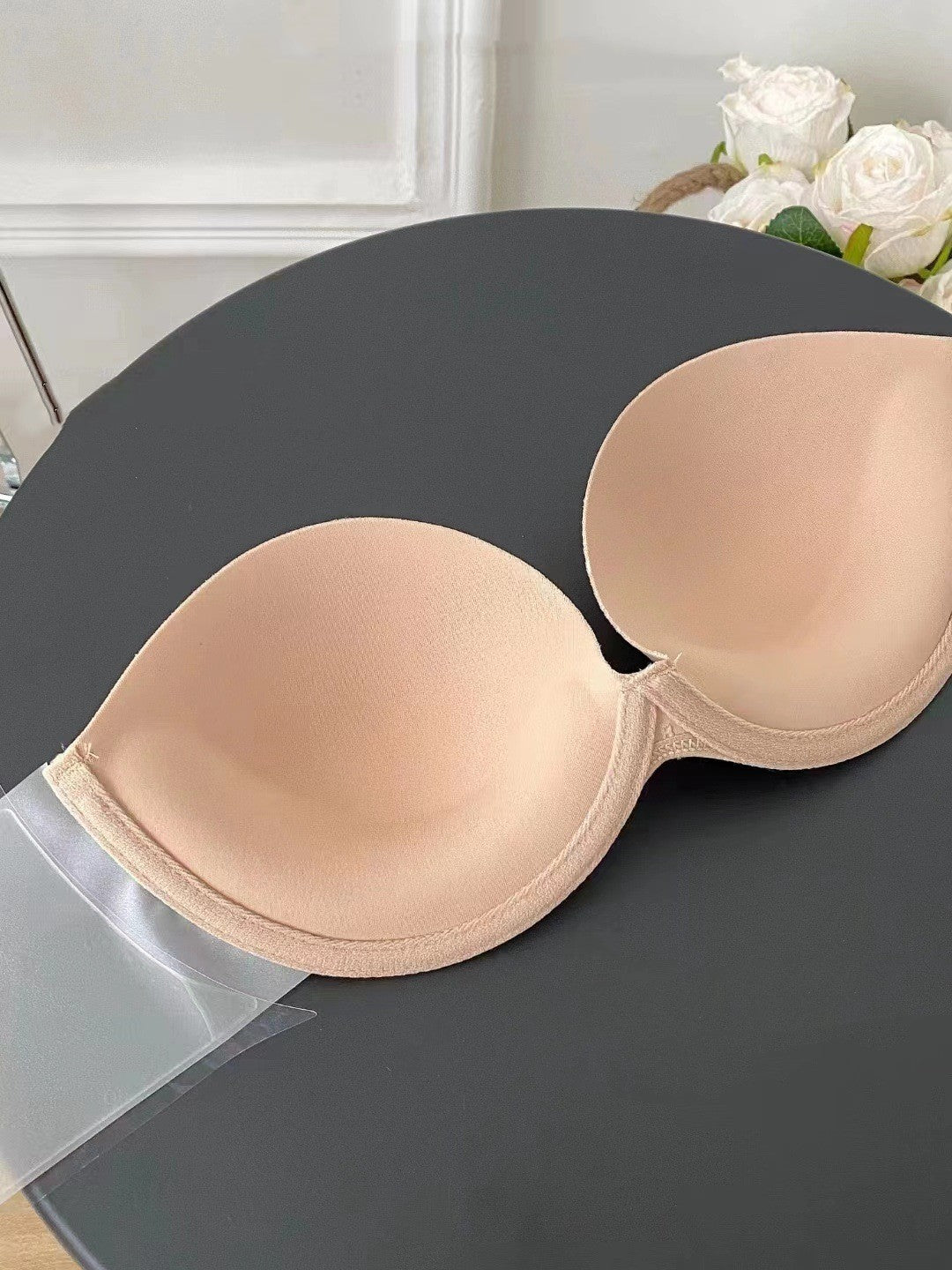 Invisible Strapless Push Up Bra - Non-Slip Chest Pads