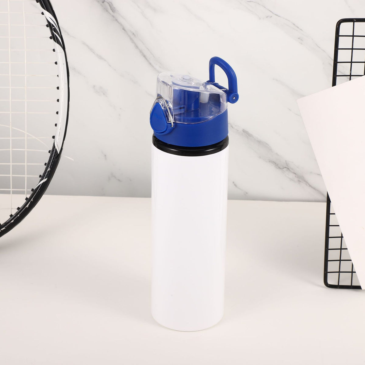 Large Capacity Aluminum Water Bottle for Outdoor Sports & Travel - 750ml