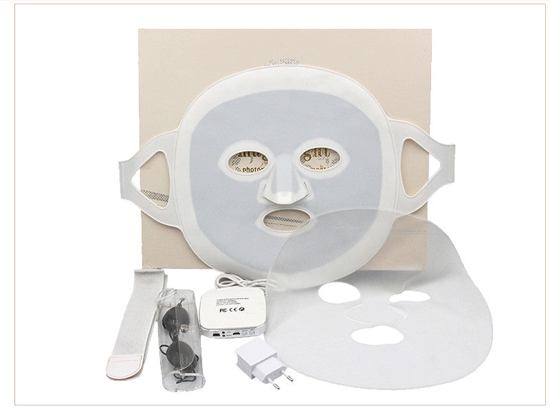 LED Photon Light Therapy Face Mask - White