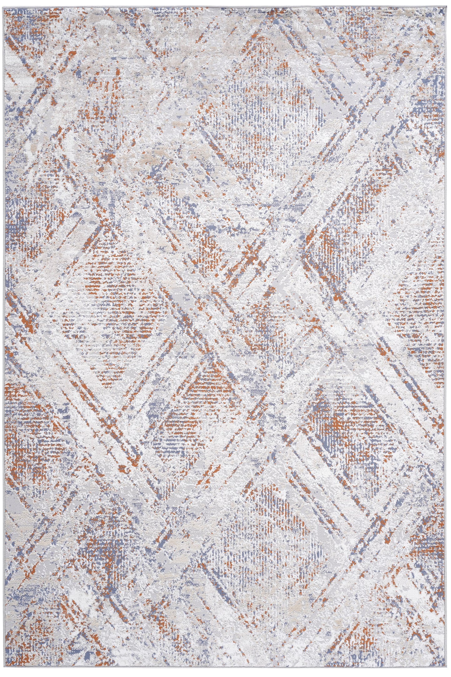 PAYAS 5X7 Beige Geometric Area Rug