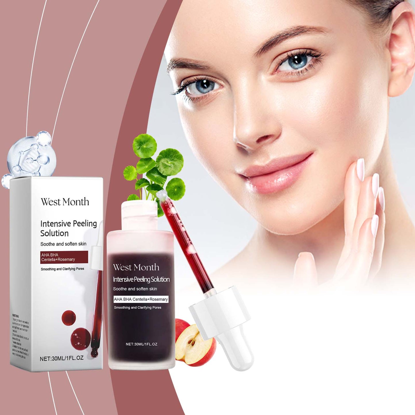 Exfoliating Brightening Facial Serum 30ml - Skin Renewal & Glow