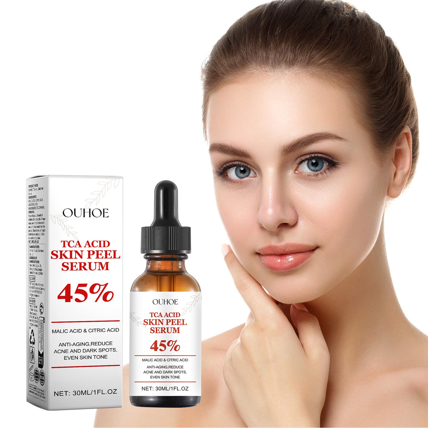 TCA Acid Skin Peel Serum - Anti-Aging Facial Treatment for Smoother Skin