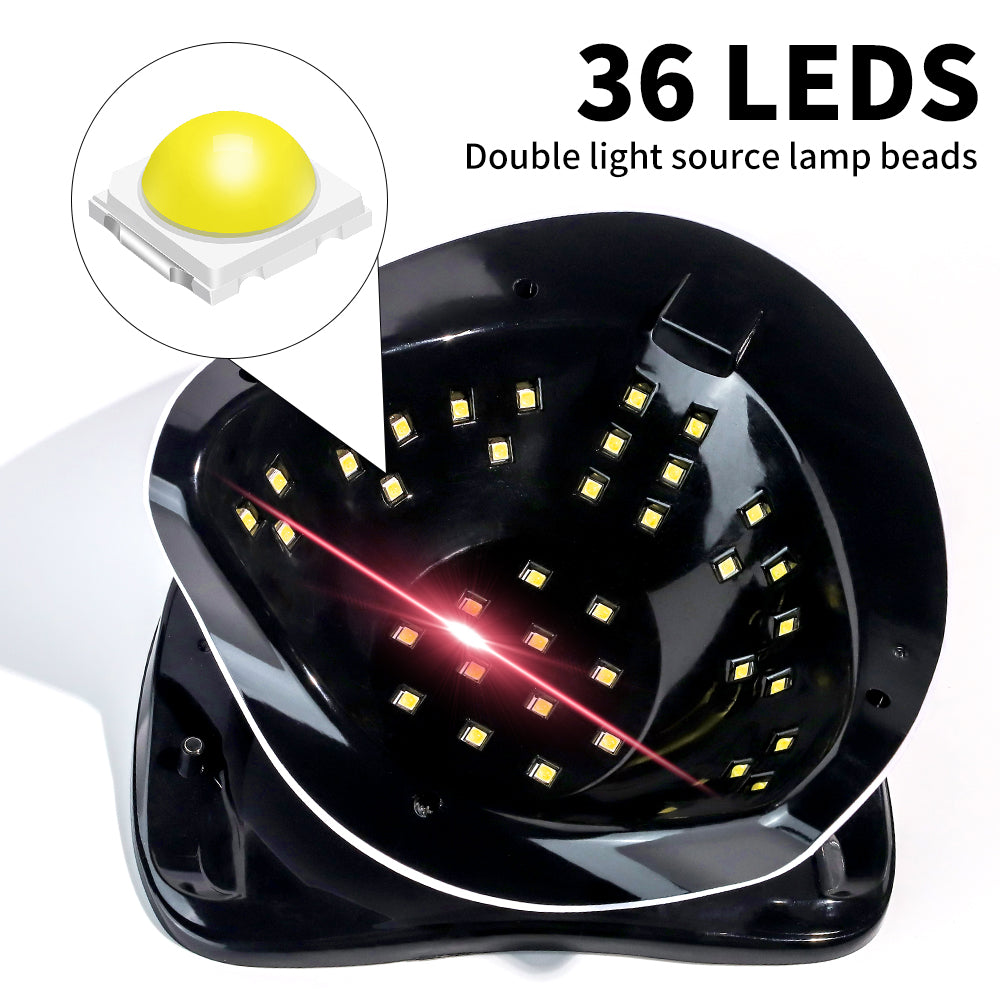 Professional UV LED Nail Lamp - Fast Curing Gel Nail Dryer with Auto Sensor